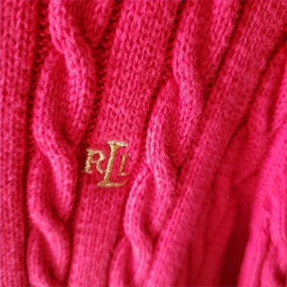 -Lauren Ralph women sweater red size MP - Picture 6 of 7
